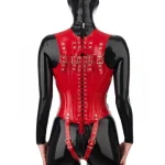 Latex mini CORSET DRESS