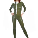 Latex Bi-coloured Catsuit