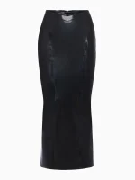 Latex Maxi Skirt