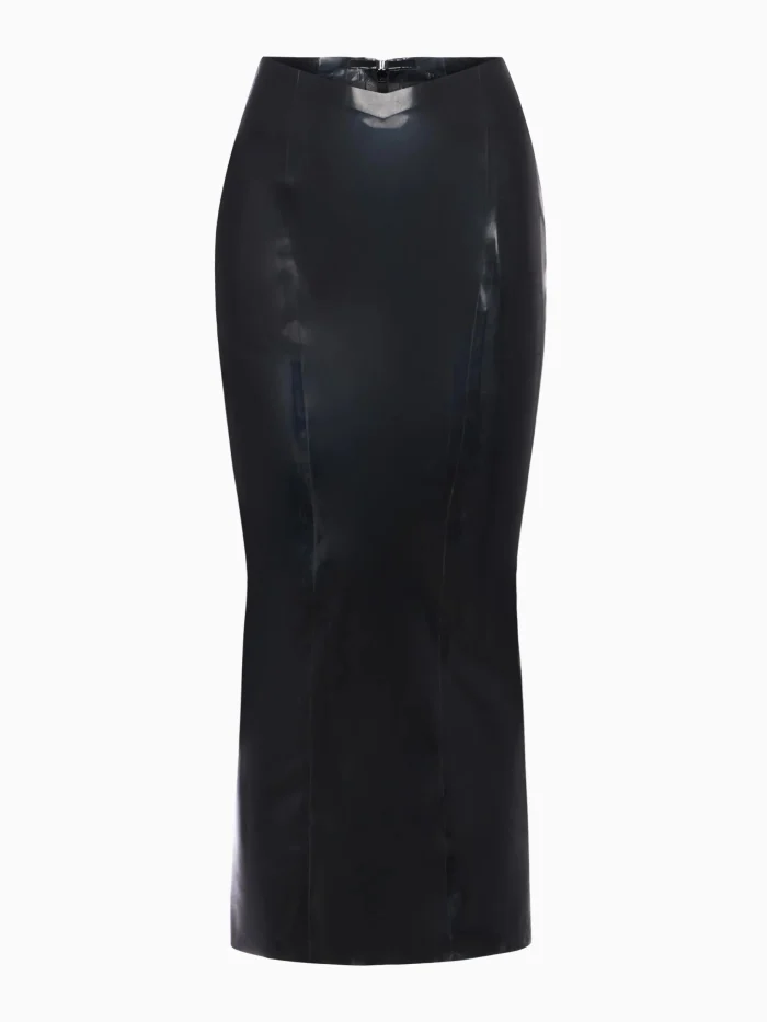 Latex Maxi Skirt
