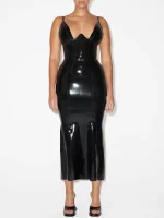 Latex Maxi Skirt