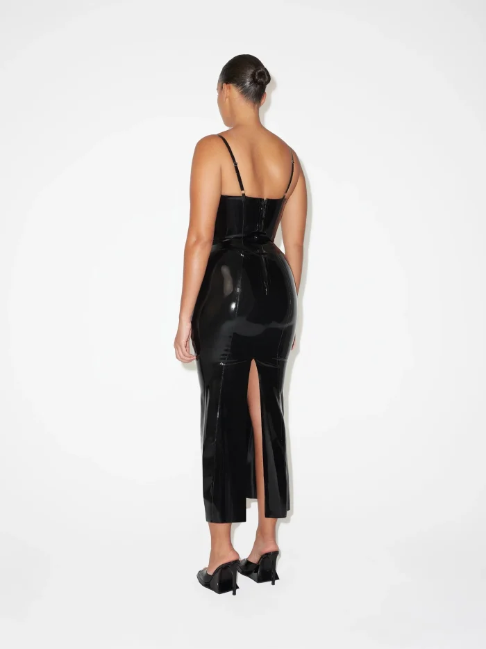 Latex Maxi Skirt