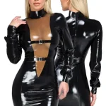 Latex LATE-X Long Black Dress