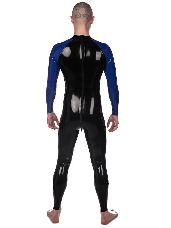 Latex Reach Catsuit Rear Zip Entry