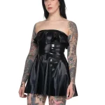 Latex Pencil Skirt