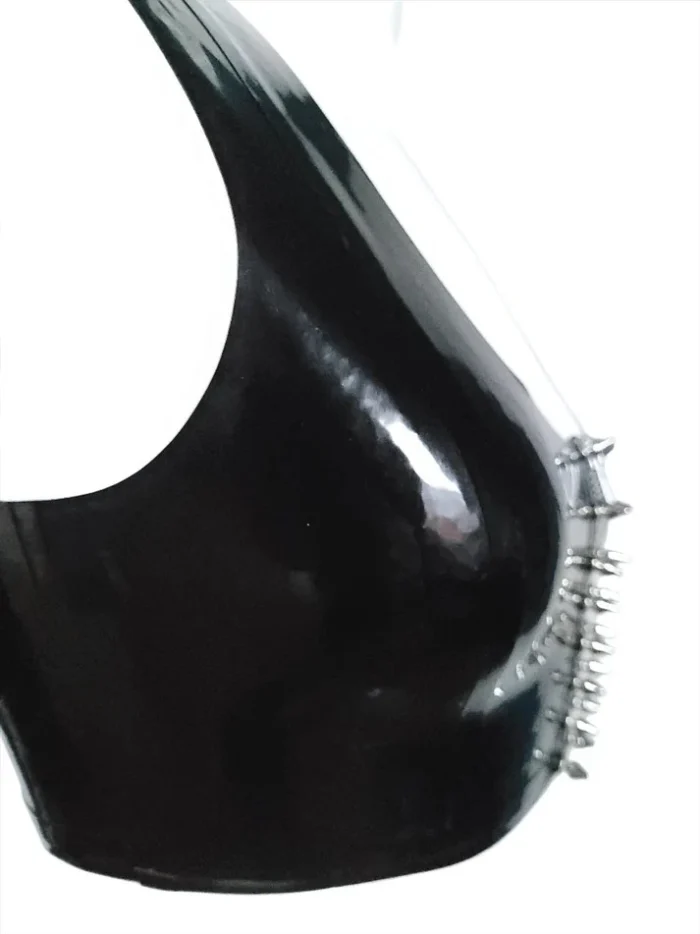 Latex Spiky UCroc Top