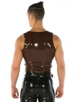Latex Twin buckle Rubber Vest