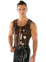 Latex Twin buckle Rubber Vest