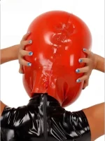 Latex Inflatable Anaesthesia Hood With Pepperpot Eyes