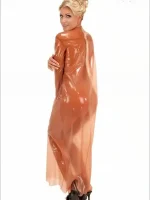 Latex Long Rubber Nightdress