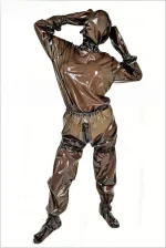Latex Loose Fitting Total Enclosure Hooded Suit