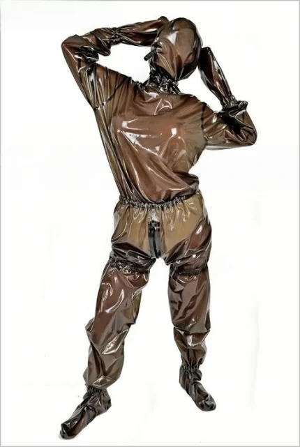 Latex Loose Fitting Total Enclosure Hooded Suit