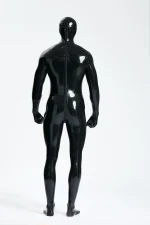 Latex Standard Full Enclosure Latex Catsuit with Eye Mouth Open