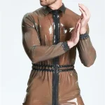 Latex Zombie Biohazard Haz Mat Style Protection Suit For Men