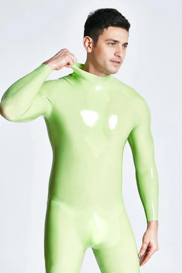Male Sleekness Neck Entry Latex Catsuit