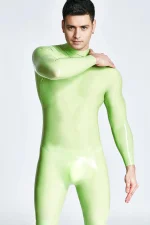Male Sleekness Neck Entry Latex Catsuit