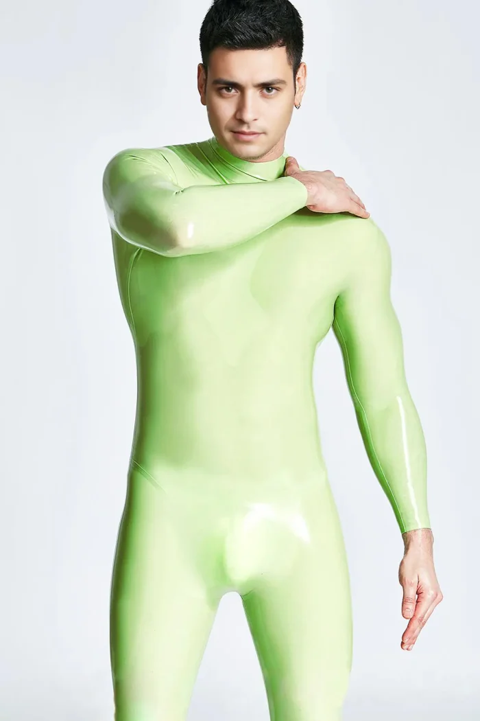 Male Sleekness Neck Entry Latex Catsuit