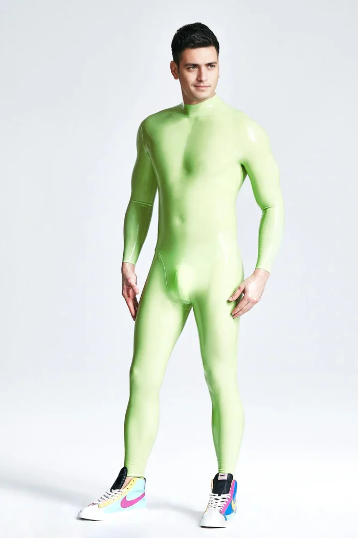 Male Sleekness Neck Entry Latex Catsuit