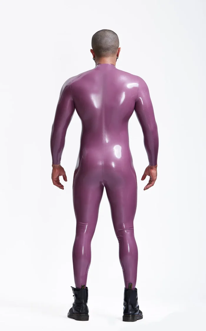 Male Sleekness Neck Entry Latex Catsuit