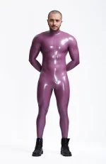 Male Sleekness Neck Entry Latex Catsuit