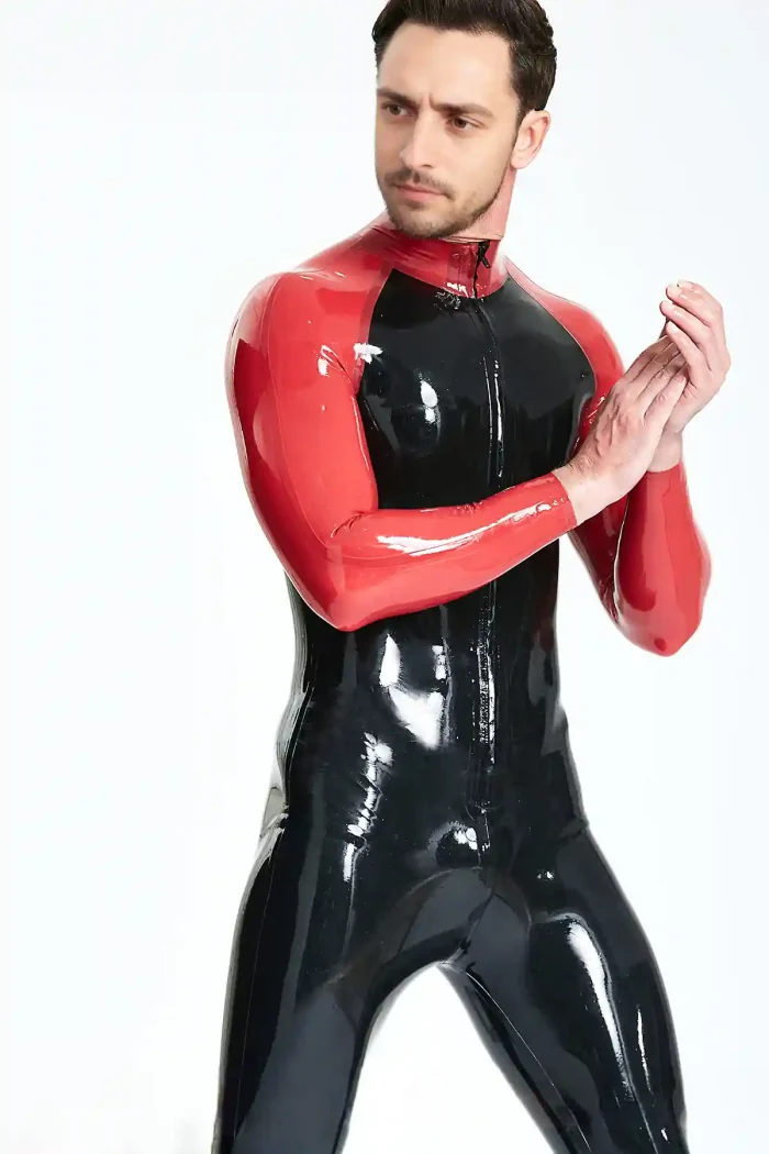 Male Reglan-Sleeved Catsuit For Men