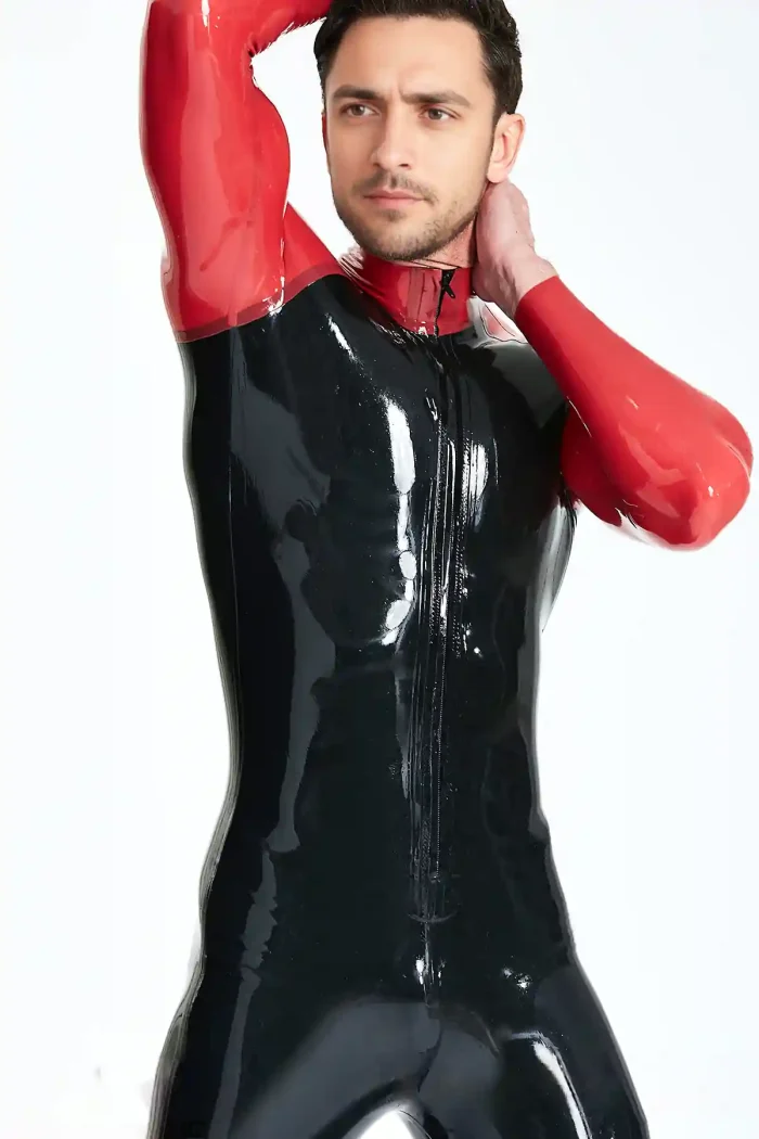 Male Reglan-Sleeved Catsuit For Men
