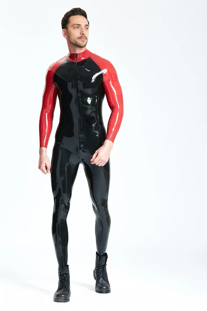 Male Reglan-Sleeved Catsuit For Men