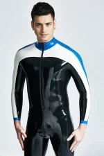 Latex Streamliner Catsuit For Men