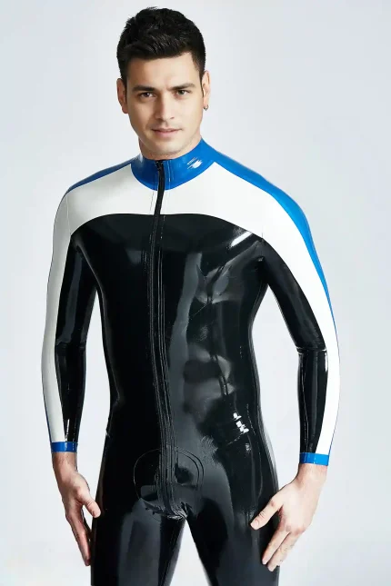 Latex Streamliner Catsuit For Men