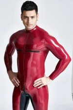 Athletic Style Latex Catsuit