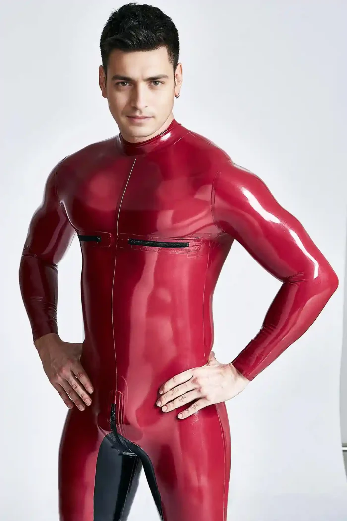 Athletic Style Latex Catsuit