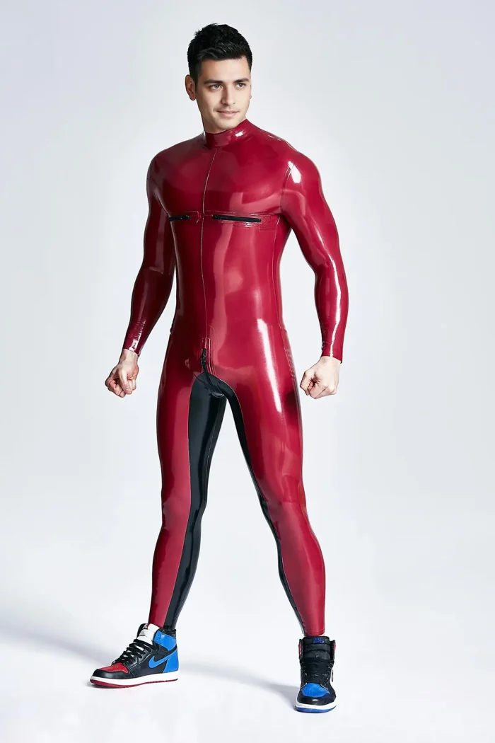 Athletic Style Latex Catsuit