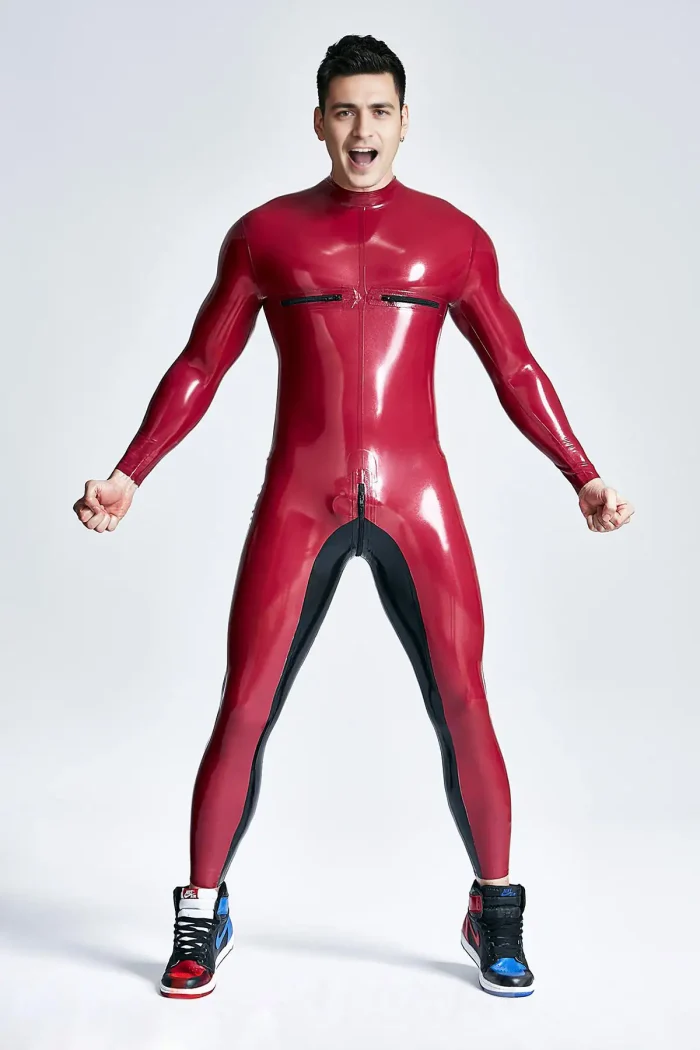 Athletic Style Latex Catsuit