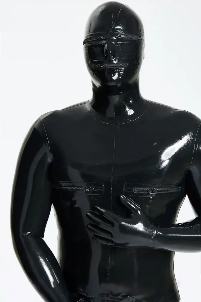 Latex Male Hammam Full Coverage With Accessories Catsuit