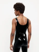 Men's Latex Tank Top Suit