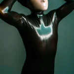 Latex Gimp Eye Entry Fully Covered Catsuit