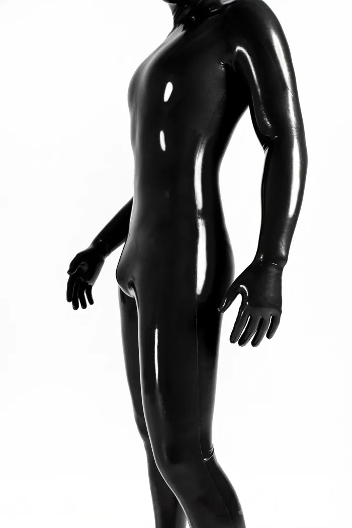 Face Entry Full Enclosure Latex Catsuit