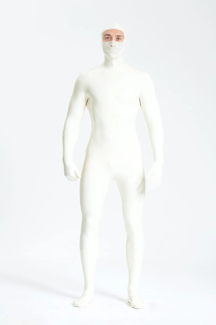 Latex Gimp Eye Entry Fully Covered Catsuit