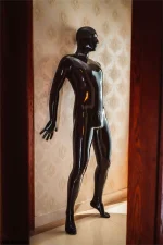 Latex Fully-Enclosed Catsuit For Men