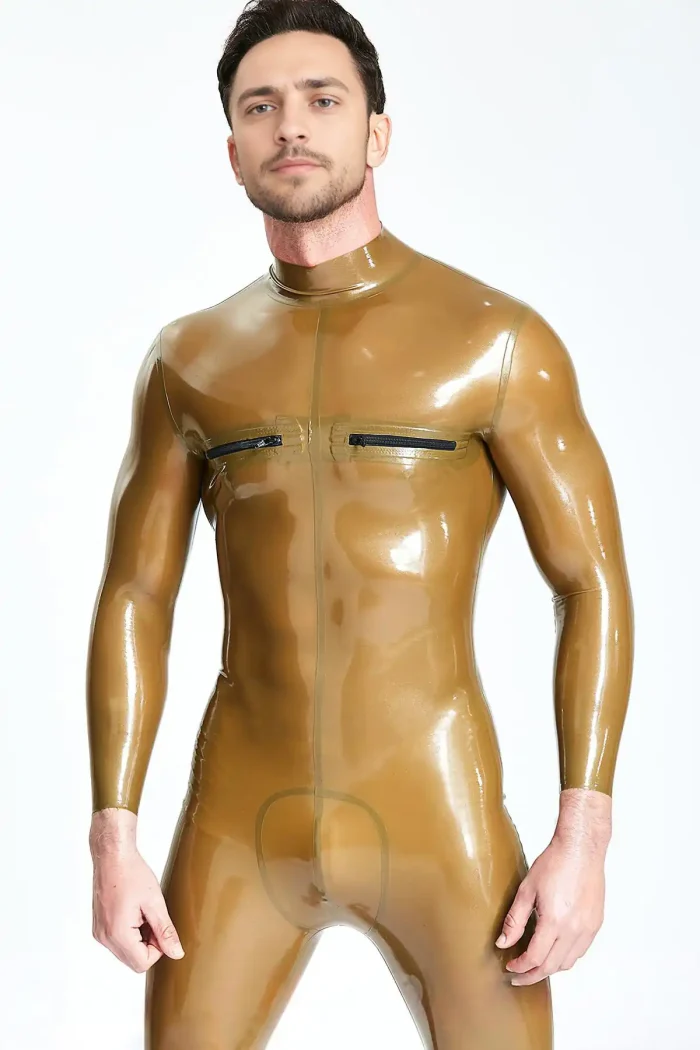 Latex Standard Catsuit For Men