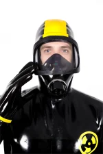Latex Zombie Biohazard Haz Mat Style Protection Suit For Men