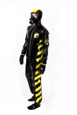 Latex Zombie Biohazard Haz Mat Style Protection Suit For Men