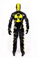 Latex Zombie Biohazard Haz Mat Style Protection Suit For Men