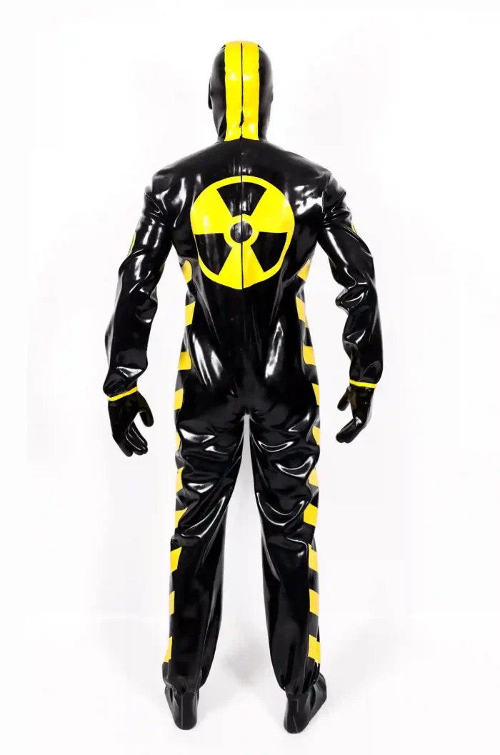 Latex Zombie Biohazard Haz Mat Style Protection Suit For Men