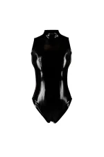 Sleeveless BDSM Zipper Latex Bodysuit