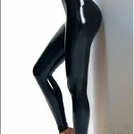 Latex Panties with Black Bow Front