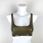 Latex Crop Top with Thin Straps