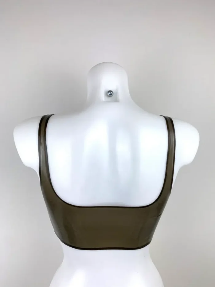 Latex Top with Square Neck and Low Back