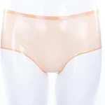 Black Basic Latex Thong