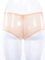 Latex Under Waist Semi-trans Flesh Shorts
